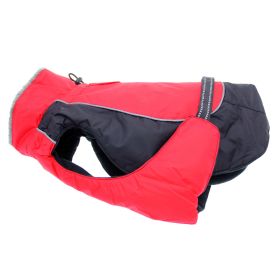 Alpine All Weather Dog Coat (Color: Red and Black, size: small)