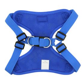 Wrap and Snap Choke Free Dog Harness (Color: Cobalt Blue, size: small)