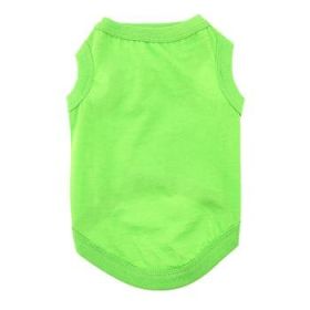 100% Cotton Dog Tanks (Color: Green Flash, size: X-Large)