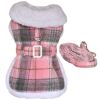 Sherpa Lined Dog Harness Coat