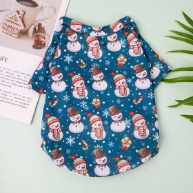 Year Teddy Bichon Pomeranian Cat Pet Hoodies (Option: Christmas Thin Sweater 08-XL)