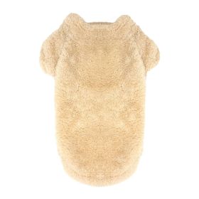 Soft Plush Pullover (Color: Cream, size: 4XL)