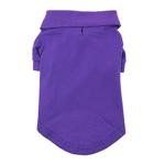 Polos Solid (Color: Ultra Violet, size: 3X-Large)